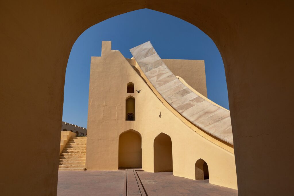 Instrumentos astronómicos del Jantar Mantar de Jaipur