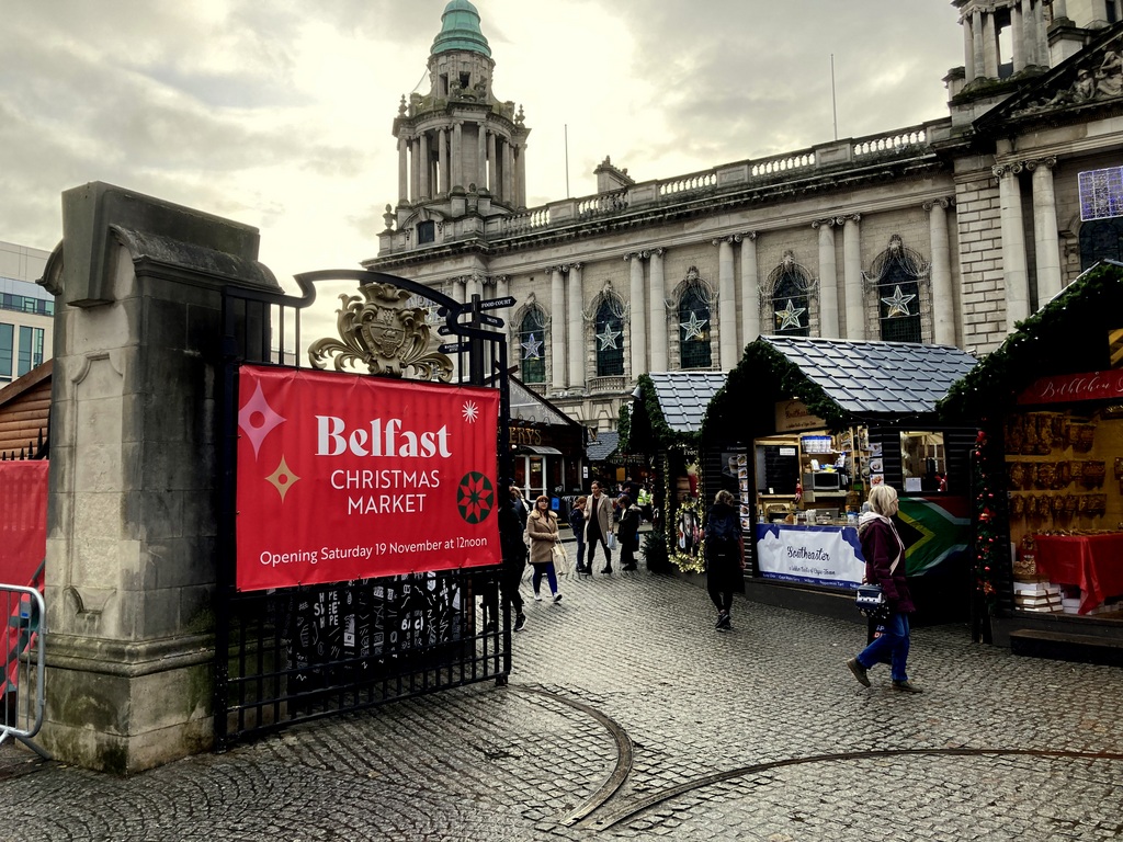 Mercado navideño de Belfast