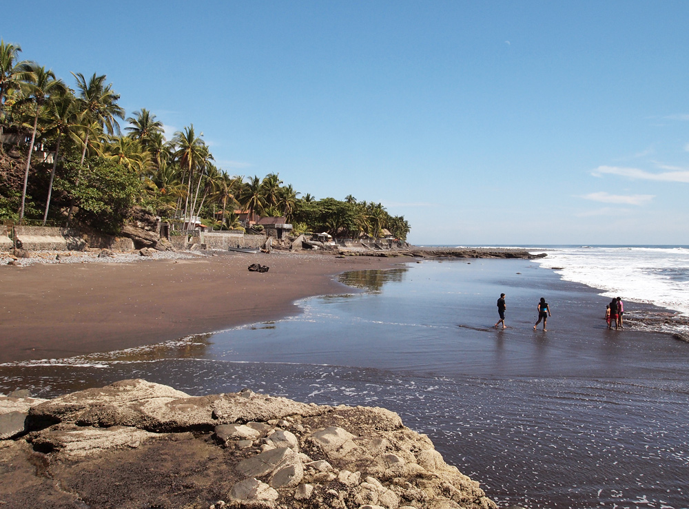 Playa de El Zonte en El Salvador